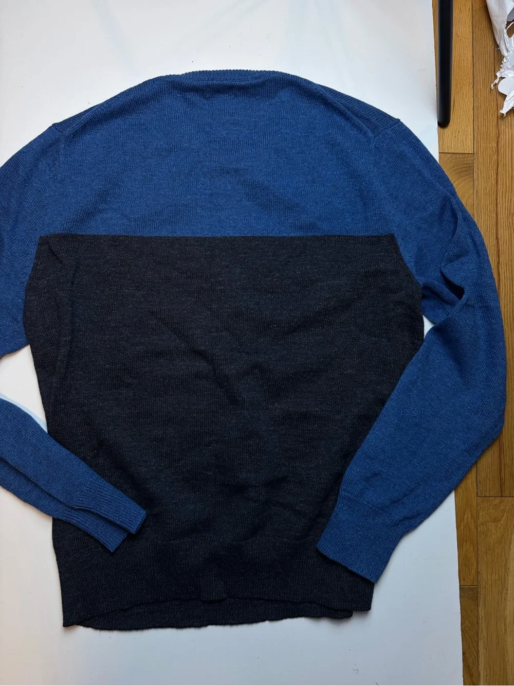 J.Crew Cotton-wool colorblock crewneck sweater AD404